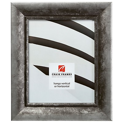 #ad Craig Frames Vintage Verandah 2quot; Silver amp; Black Picture Frame $88.99
