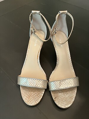 #ad Coach Sling back Silver Shoes $20.00