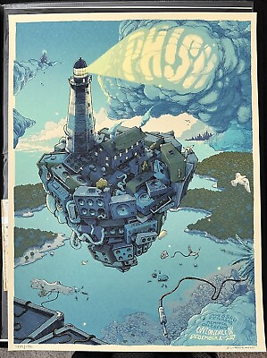 #ad Phish Uniondale NY 2019 Dave Kloc Poster 12 1 2019 479 1000 Trey Mike Page Fish $451.25