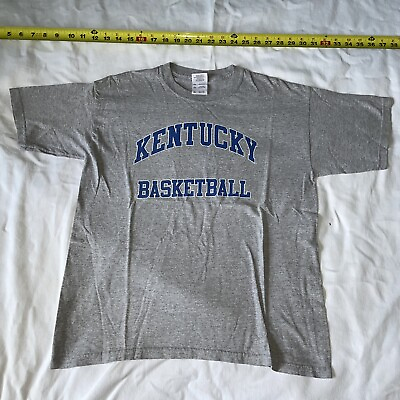 #ad Kentucky Wildcats Basketball Large T Shirt Size Youth Kids XL NCAA Shirt $13.99
