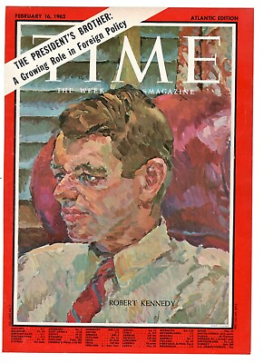 #ad Robert Kennedy Political 1962 Time è Only The Cover Original to Frame $33.76