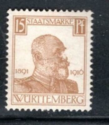 #ad GERMANY GERMAN WURTTEMBERG WUERTTEMBERG STAMPS MINT HINGED LOT 861F $2.25