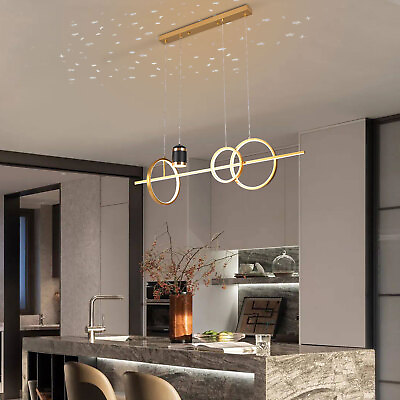 #ad Modern 3 Circle Led Pendant Light Ceiling Chandelier Lamp Island Living Room $51.30