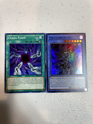 #ad yugioh magician of chaos chaos form blue or red lds3 lds3 en089 S048 $4.99