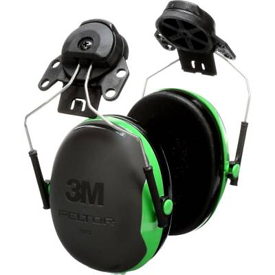 #ad 3M X1P3E Peltor XSeries CapMount Earmuffs NRR 21 dB Black Green $20.08