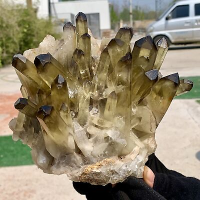 #ad 4.2LB Natural Citrine cluster mineral specimen quartz crystal healing $402.50
