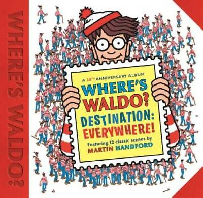 #ad Where#x27;s Waldo? Destination: Everywhere : 12 classic scenes as you#x27;ve neve GOOD $5.11