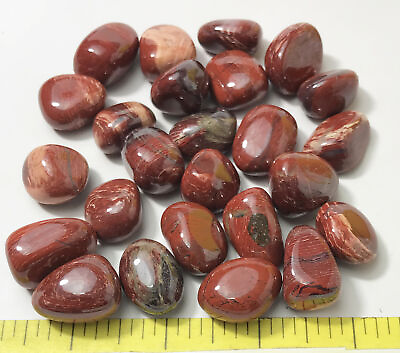 #ad JASPER CONVOLUTED Medium 18 25mm polished stones 1 2 lb. HAND SORTED $15.84