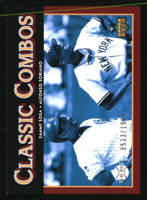 #ad Alfonso Soriano Sammy Sosa CC 2004 Upper Deck Play Ball 1999 #165 Baseball $2.05