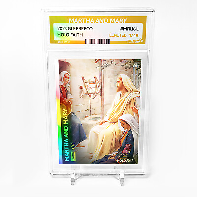 #ad MARTHA AND MARY Art Card 2023 GleeBeeCo Holo Faith Slabbed #MRLK L 49 $69.00