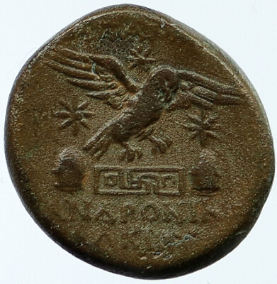 #ad APAMEIA in PHRYGIA Authentic Ancient 88BC Greek Coin ATHENA EAGLE i118089 $538.65