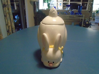 #ad Tii Food Safe Ceramic Hip Hop Rabbit Cookie Jar $29.92