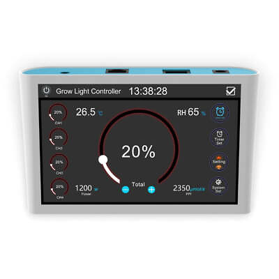 #ad Smart 4 Channels Control master 0 10V grow light controller for 100 LED Lights $189.43