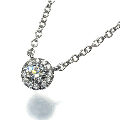 #ad Auth Tiffanyamp;Co. Necklace Soleste Diamond 950 Platinum $1200.00