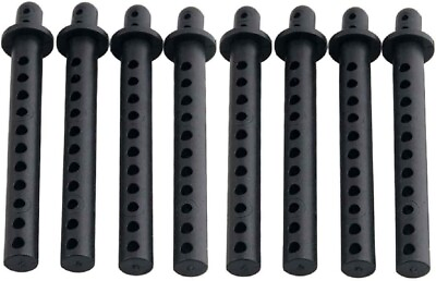 #ad 8 Piece Set of 68mm Plastic Body Post Mounts for 1 10 4WD RC Car Off Road Buggy $11.76