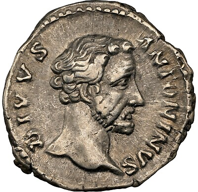 #ad Divus Antoninus Denarius NGC Ch VF Ancient Roman Empire Silver AR Coin Very Fine $161.50