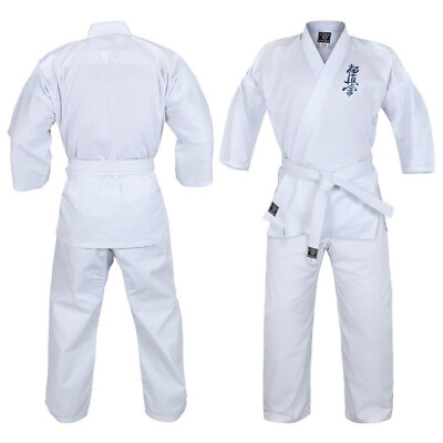 #ad Morgan Sports Kyokushinkai Karate Uniform Gi 8oz White Kids amp; Adults Sizes AU $37.95