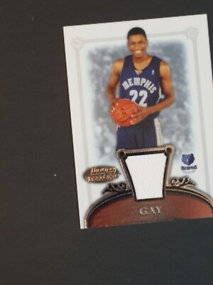 #ad Rudy Gay 2006 Bowman Sterling#55 JSY NBA Rookie C $3.24