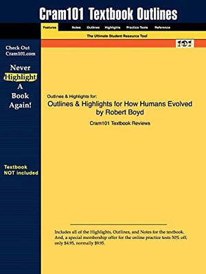 #ad Outlines amp; Highlights for How Humans Evolved by Robert Boyd By C $81.68