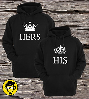 #ad Hers And His Matching Couple Hoodies Couple Hoodies Set of 2 Couple Hoodies $49.99