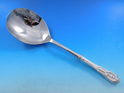 #ad Rose Point by Wallace Sterling Silver Casserole Spoon HH WS 11 3 8quot; Custom $71.10