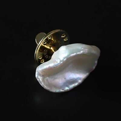 #ad Baroque natural flawless fresh water Pearl Brooch 18K Lucky VALENTINE#x27;S DAY Diy C $20.47