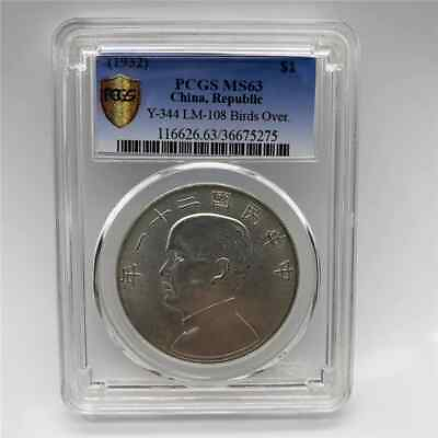 #ad Silver Dollar Silvered copper in the 21st Year of the Republic of China $28.47