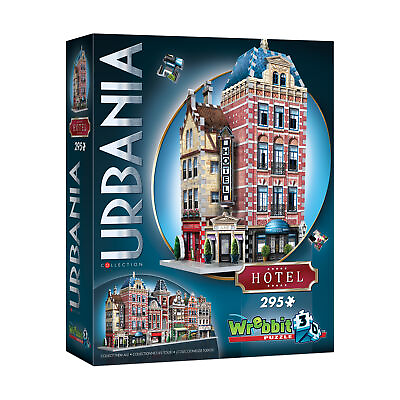 #ad New Wrebbit Urbania Collection Hotel 3D Puzzle: 295 Pcs Ages 12 $24.99