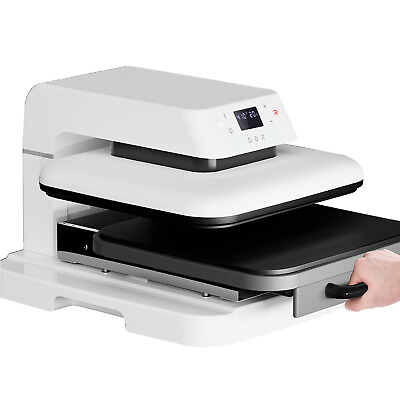 #ad HTVRONT Auto Heat Press Machine 15x15 Plate T Shirt Printing Machine For Cricut $236.79