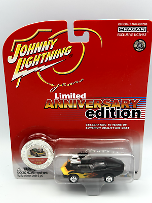 #ad Johnny Lightning 10th Anniversary Topper Vicious Vette Black 1:64 NIB $8.99