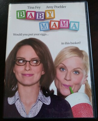 #ad Baby Mama DVD 2008 Tina Fey Amy Poehler USED Fast Shipping Comedy Movie Film $1.08