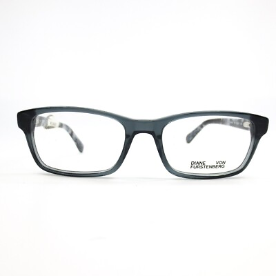 #ad DIANE VON FURSTENBERG DVF5077 057 Gray Crystal Womens Eyeglasses 50 17 135 $79.99