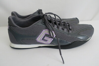#ad Guess Shoes Women#x27;s Size 7.5 Shoe Sneaker Lace up Mesh Uppers Gray Lavender $11.00