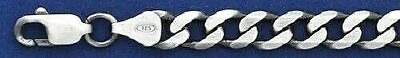 #ad Curb 7 mm Gun Finish Sterling Silver Chain amp; Bracelets $245.00