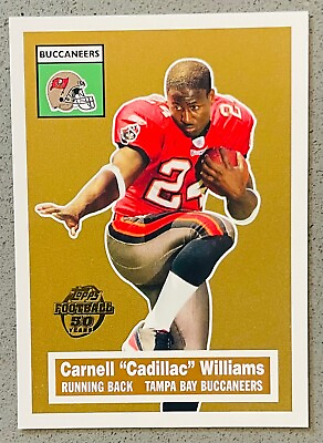 #ad 2005 Topps Football 50 Years Football #22 Carnell Cadillac Williams $1.79
