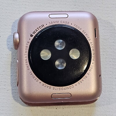 #ad Apple Watch Series 7000 Gen 1 38mm Rose Gold Parts Only $16.99
