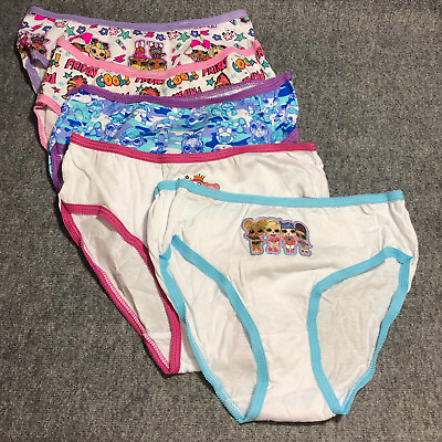 #ad Nickelodeon Jojo Siwa LOL Surprise Girls 5 Pack Assorted Multicolor Panties NWOT $5.99