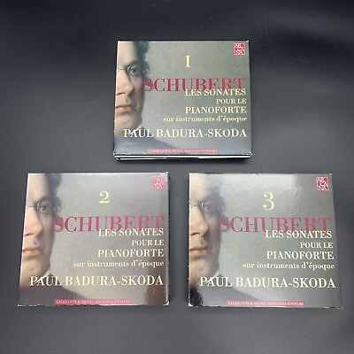 #ad Schubert Piano Sonatas Vol 1 2 3 Arcana 9 CD Box Set Badura Skoda NM RARE $89.00