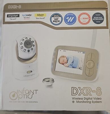#ad Infant Optics Dxr8 Video Baby Monito Interchangeable Optical Lens NEVER USED $125.00