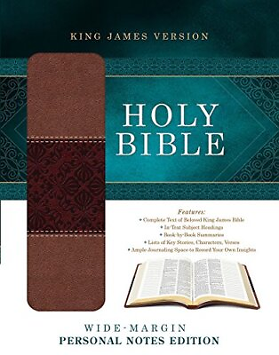 #ad Holy Bible: Wide Margin Personal Notes Edition: King James Version DiCarta ... $27.77