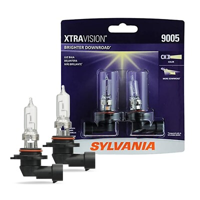 #ad SYLVANIA 9005 XtraVision High Performance Halogen Headlight 2 Bulbs $20.75
