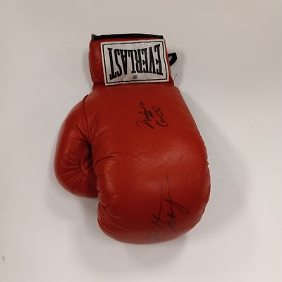 #ad Dbl.Sign Muhammad Ali aka. Cassius Clay Joe Frazier Boxing Glove Hand Signed $2995.00