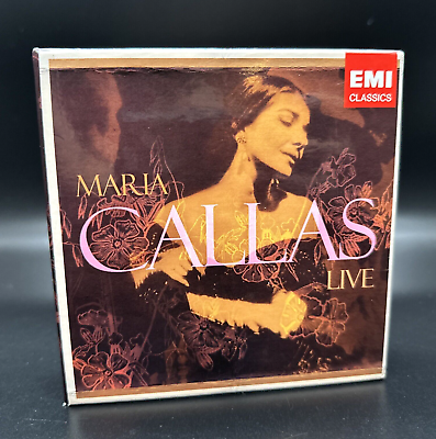 #ad Maria Callas Live On Stage In Concert EMI 8 CD Box Set NEAR MINT EX $24.00
