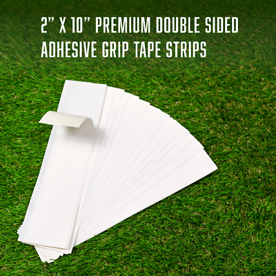 #ad Pre Cut GOLF CLUB GRIP TAPE STRIPS Double Sided 2quot;x10quot; $7.49
