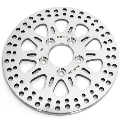 #ad Polished Rear Brake Rotor for Harley 41833 08 Sportster Iron XL 883 Forty Eight $68.88