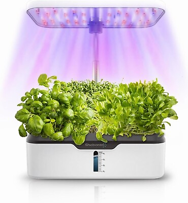 #ad Hydroponics Growing System Indoor Garden Kit 12Pods Indoor Herb Garden New hurr $34.95