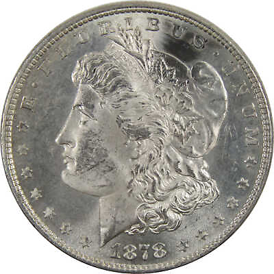 #ad 1878 8TF Morgan Dollar Uncirculated Details 90% Silver $1 SKU:I4942 $424.99