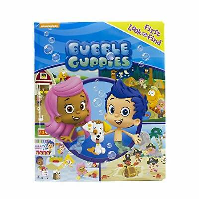 #ad Nickelodeon Bubble Guppies Little First Look and Find PI Kids GOOD $3.95
