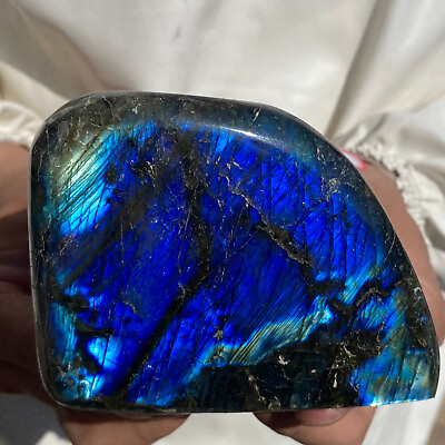 #ad 1.56lb Natural Labradorite Quartz Crystal Display Mineral Specimen Healing $128.80