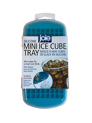 #ad Joie MSC Mini Ice Cube Tray With Blue Cover Flexible Makes 120 Mini Cubes $14.99